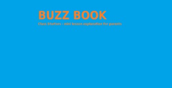 Preview of Mini Lessons Class starter:Creating Daily "Buzz" Book Routine