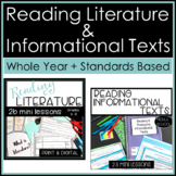 Reading Literature and Informational Texts Mini Lessons an
