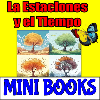 Preview of Mini Libro De Estaciones y El Tiempo  - (Mini Book of Seasons and Weather)