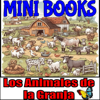 Preview of Mini Libro De Los Animales De La Granja - (Mini Book of Farm Animals)