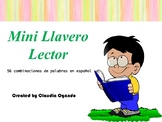 Mini Llavero Lector- lecturas de palabras en español
