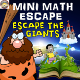 Mini Math Escape Room Printable. Escape the Giant! Fun Mat