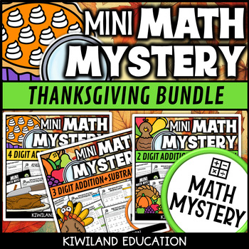 Mini Thanksgiving - Minimat Coloring Kit Turkey & Thankful for