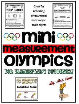 Preview of Mini Measurement Olympics