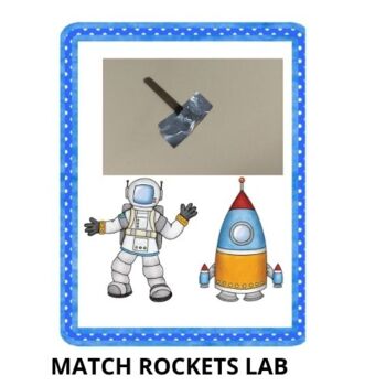 Preview of Astronomy Micro Match Rockets Grade 8-10 Chemistry and Physics lab