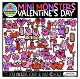 Mini Monster Valentine's Day (P4Clips Trioriginals) VALENT