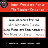 Mini Monsters Fonts - The Teacher Collection l