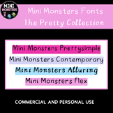 Mini Monsters Fonts - The Pretty Collection