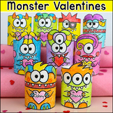 Mini Monsters Valentine's Day Cards - A fun February Craft