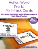 Verb Task Cards for ABA by Autism Classroom