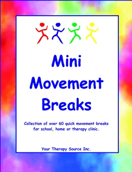 Preview of Mini Movement Breaks for the Classroom