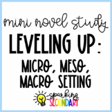 Mini Novel Study for ANY Novel: Micro, Meso, and Macro Setting