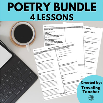 Preview of Mini Poetry Bundle: 4 Lessons: Creating & Writing Celebratory Poems