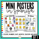 Mini Posters in Spanish Set 1