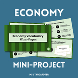 Mini-Project | Economy Vocabulary Words | Customizable & Editable