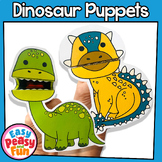 Mini Puppets Dinosaur Crafts, 10 Dino Printable Paper Puppets