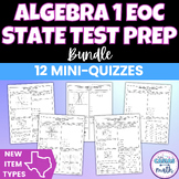 Mini Quizzes BUNDLE | Algebra 1 EOC Test Prep | STAAR New 