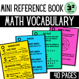 Mini Reference Book Math Vocabulary