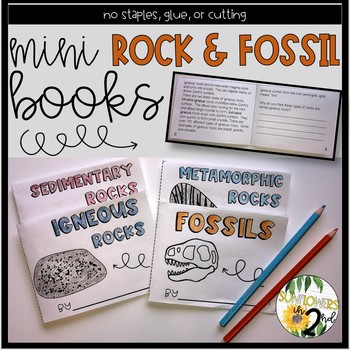 Rocks and Fossils (Mini Books) by Side of Fries Teaching | TpT
