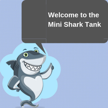 Preview of Financial Literacy Mini Shark Tank - Math Problem Solving Task