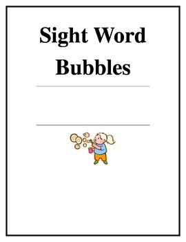 Preview of Mini Sight Word Bubbles