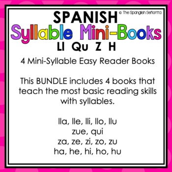 Mini-Syllable Easy Readers (Syllables with Ll, Qu, Z, H)