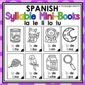 Mini-Syllable Easy Readers (la, le, li, lo, lu) by the Spanglish