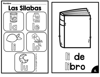Mini-Syllable Easy Readers (la, le, li, lo, lu) by the Spanglish