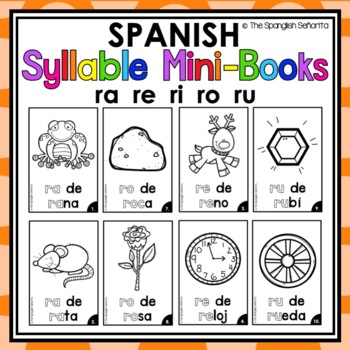 Mini Syllable Easy Readers Ra Re Ri Ro Ru By The Spanglish Senorita