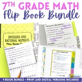 Mini Tabbed Flip Book Bundle | 7th Grade Math Notes