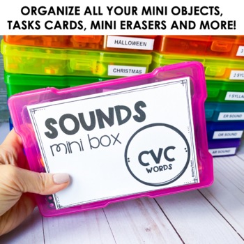 Speech Therapy Organization Labels - Storage Bins and Containers