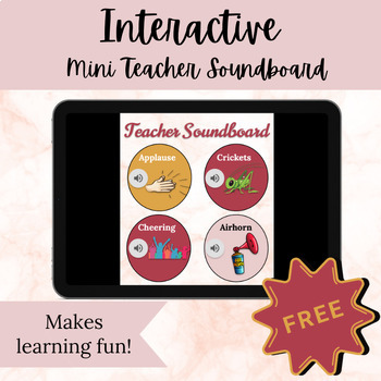 Preview of Mini Teacher Soundboard