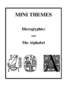 hieroglyphic alphabet teaching resources teachers pay teachers