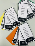 Thesaurus Synonym Vocabulary Cards for Descriptive Sentenc