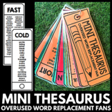Mini Thesaurus | Overused Word Replacement Fans | Descript