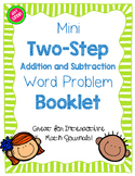Mini Two-Step Word Problem Booklet (Addition and Subtraction)