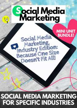 Mini Unit Bundle! Social Media Marketing for Specific Industries *NEW 2024*