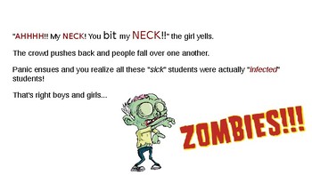 Preview of Mini Unit: Cyber Security and ZOMBIES! (critical thinking & extended metaphor)