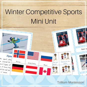 Preview of Mini Unit: Winter Competitive Sports