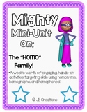 Mini Unit on Homophones, Homographs, & Homonyms (3rd-5th grade)