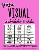 Mini Visuals Schedule Cards for Autism/Special Education C