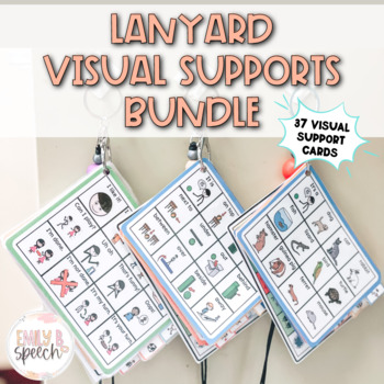 Preview of Language Mini Visuals Bundle for Speech Language Therapy with Core Vocabulary