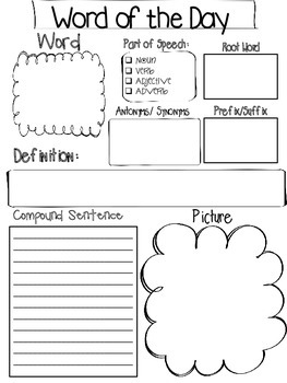 Mini Vocabulary Book Templates- Customized by subject! by Lovin' the