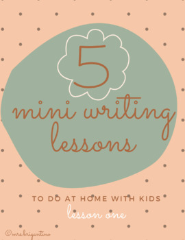 Preview of Mini Writing Lesson: Book Summaries