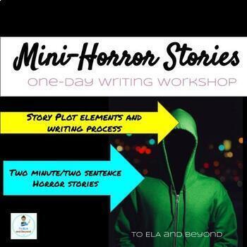 Preview of Mini Writing Workshop Halloween Scary story writing process Engaging!