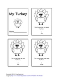 Mini book for Thanksgiving~Turkey and Colors