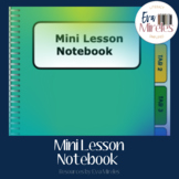Mini lesson notebook digital