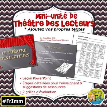 Preview of Mini-unité Théâtre des lecteurs