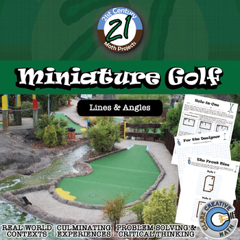 Preview of Miniature Golf -- Angle of Incidence and Reflection - 21st Century Math Project