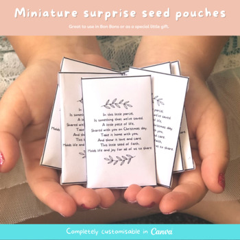 Preview of Miniature Surprise Seed Pouches - Great for Christmas bon bons